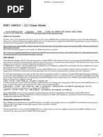 EMC VMAX3 - CLI Cheat Sheet - David Ring