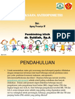 OPTIMIZED ANTHROPOMETRIC MEASUREMENT