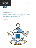 Student Guide NetApp Accredited Storage Architecture Professional Workshop