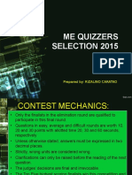 ME Quizzers Selection