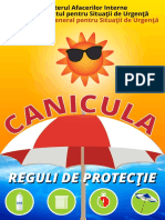 Flyer - Reguli de Protectie in Perioadele Caniculare