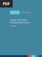 DASA DevOps Fundamentals Syllabus