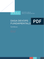 DASA DevOps Fundamentals Syllabus