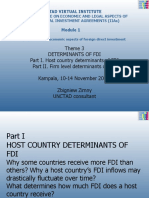 Host Country FDI Factors