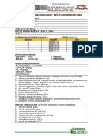 Ficha de Caracterizacion y Explotacion de Canteras