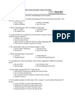 Econ 100.1 Exercise Set No. 3