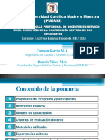 Impacto Del Desarrollo Profesional de Docentes en Servicio en El Desempeño de La Compresión Lectora de Sus Estudiantes