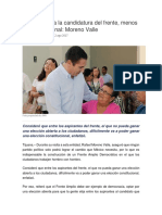 12.08.17 Si No Se Gana La Candidatura Del Frente, Menos La Constitucional: Moreno Valle