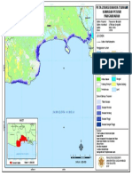 Peta Zonasi Bahaya Tsunami Kawasan Pesisir Pangandaran