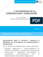 Manejo de Residuos de la Construcción y Demolición