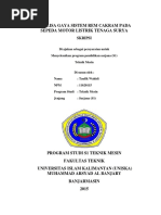 Download ANALISA SISTEM REM CAKRAM PADA SEPEDA MOTOR LISTRIKpdf by Edi Hartato SN357995465 doc pdf