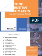 State of Marketing Automation Survey Summary Report 170407