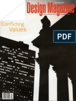 Havard Design Magazine - conflicting values