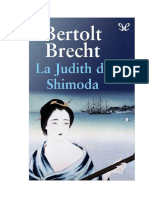 Brecht Bertolt La Judith de Shimoda