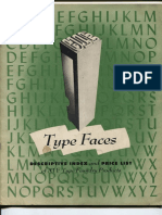 Atf Type Faces Descriptive Index and Price List TY