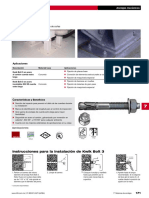 Ficha Tecnica Chazo Hilti