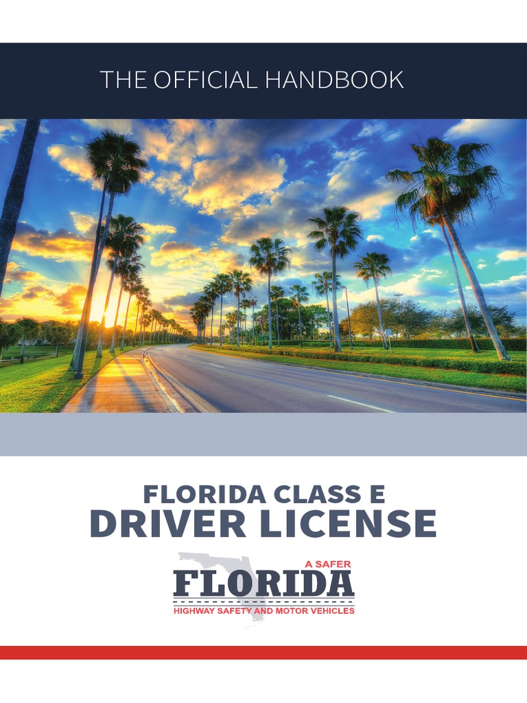 Florida Class E Driver License Handbook | PDF | Driving | Anti Lock ...