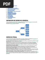 Definición de Derecho General