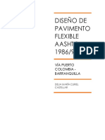 Diseño de Pavimento Flexible Aashto 1986