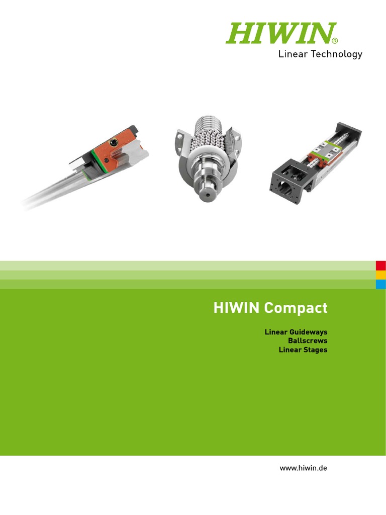 HIWIN Compact Linear Technology Catalog | PDF | Engineering Tolerance ...