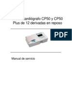 Manual de Servicio Electrocardiografo Cp50 Plus PDF