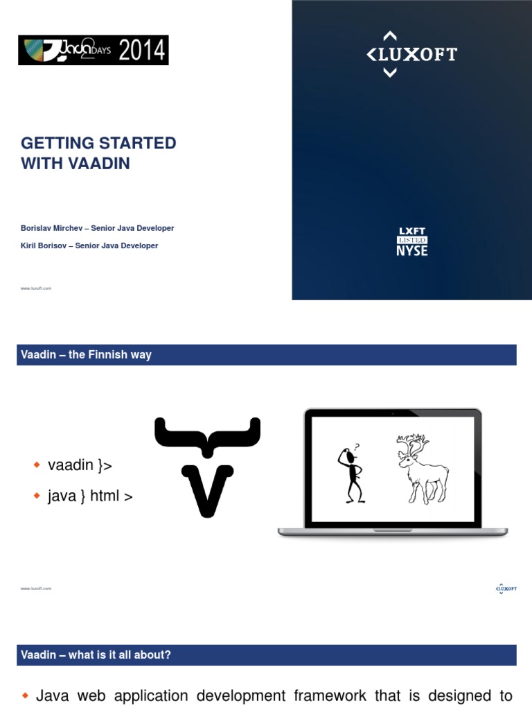 Introduction to Vaadin Framework | PDF | Rich Internet Application ...