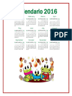 CALENDARIO Sapitos