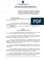 LEI COMPLEMENTAR #131 - Parcelamento Do Solo