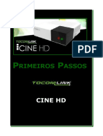 Configuração básica e menus do Cine HD