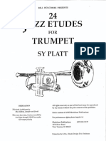 Sy Platt - 24 Jazz Etudes For Trumpet PDF