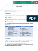 Solicitud de Clase Muestra para Aspirantes A Facilitadores PDF