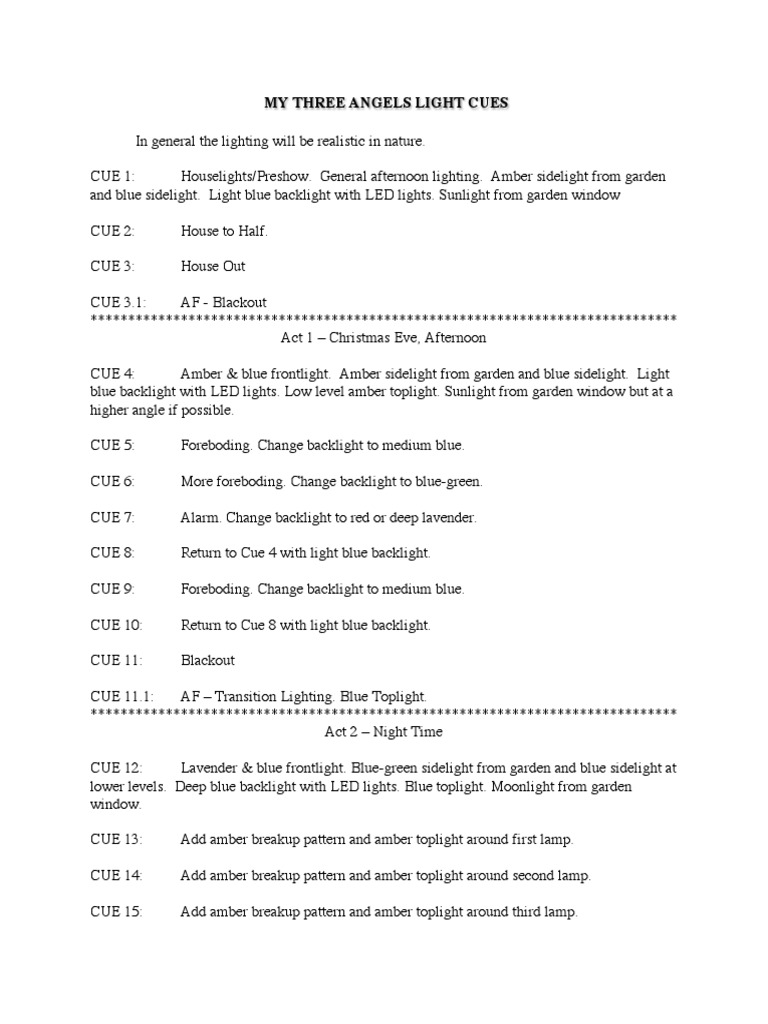 My3a Light Cues PDF Glass Applications Radiation