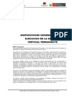 Disposiciones Generales para La Ejecucion de La Señalizacion Vertical Permanente