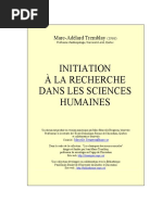 Initiation À La Recherche Dans Les Sciences Humaines (M.-A. Tremblay. McGraw-Hill, 1968) PDF