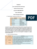 Tarea #2 Administracion Del Tiempo