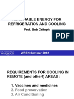 Lecture On Solar Cooling TechnologiesSOLAR COOLING
