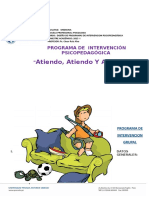 Programa de Intervención