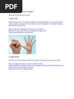12 Ways To Exercise Hands and Fingers