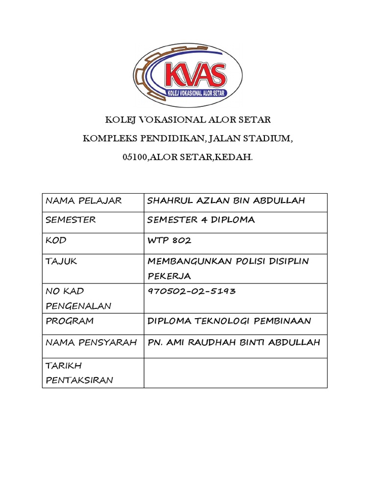 Muka Depan Pdf