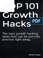 TOP 101 Growth Hacks - by Aladdin Happy
