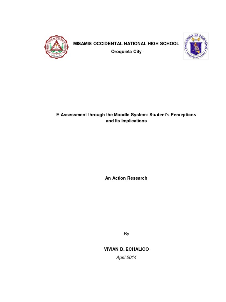 E Assessment Through The Moodle System Pdf Educational Technology