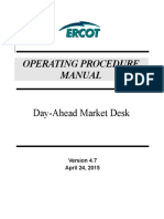 Operating Procedure Manual: Day-Ahead Market Desk