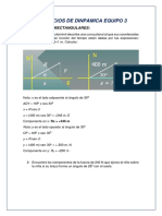 Ejercicios de Dinpamica Equipo 3