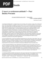 O Que é a Contrassexualidade_ – Paul Beatriz Preciado – Territórios de Filosofia