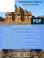 Khajuraho Temple: The World Heritage