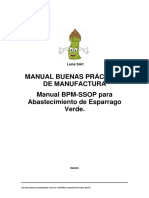 Manual Buenas Practicas de Manufactura Esparrago Verde