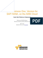 SAP Business One For HANA On The AWS Cloud PDF