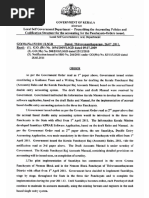 2011.07.26 GO Ms 152.2011.Lsgd Accounting Policy For Kerala Grama Panchayts