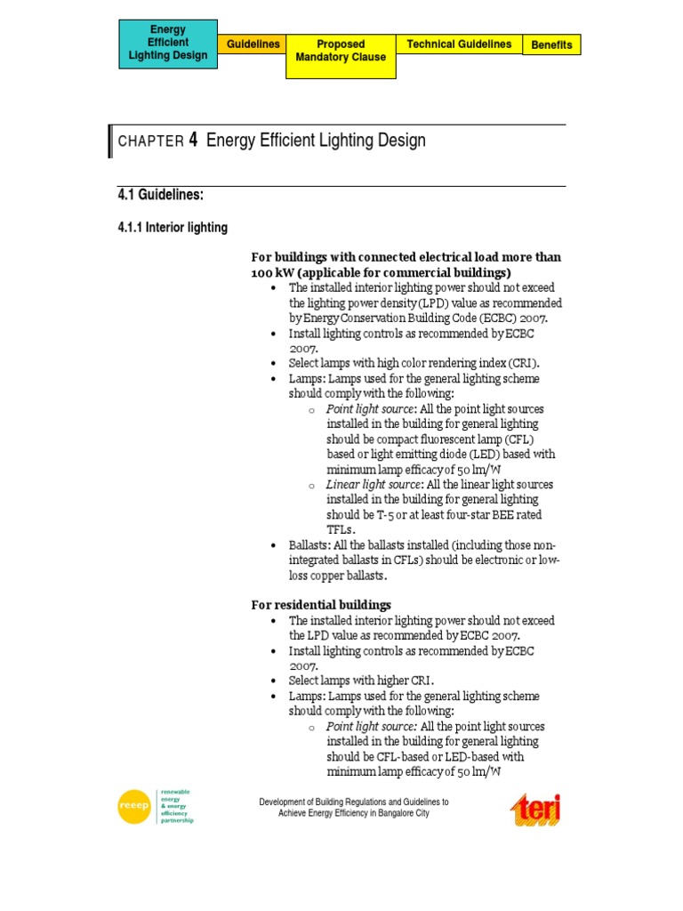 CH 4 PDF | PDF | Compact Fluorescent Lamp | Lighting