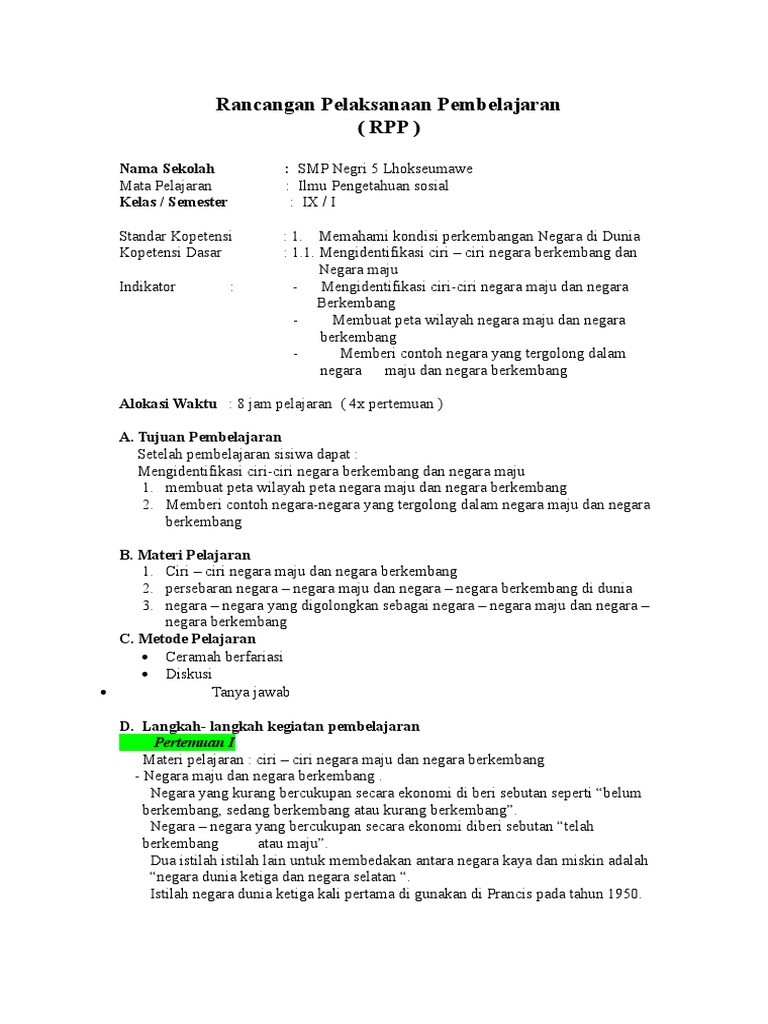 RPP 3 | PDF